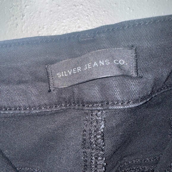 NWT Avery Curvey fit high rise straight leg jeans W31 L31 women’s silver jeans - Picture 4 of 8